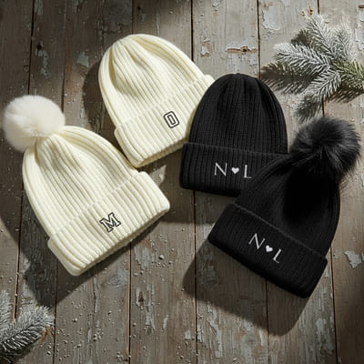 Kişiye Özel 2'li Sevgili Bere Kombini