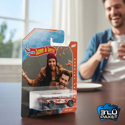 Kişiye Özel Ambalajlı Model Oyuncak Araba - 3'lü Kutu Set
