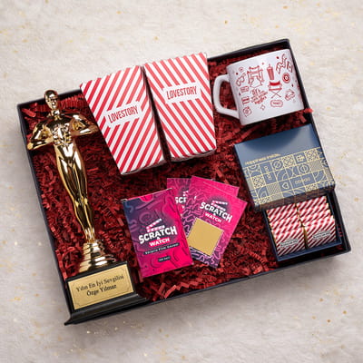 Oscar’lık Aşk Sinema Kartlı Çiftlere Özel Hediye Kutusu