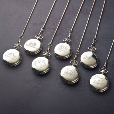 Özelleştirilebilir TCDD Kabartmalı Vintage Köstekli Saat