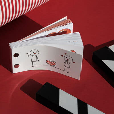 Seni Seviyorum Hareketli Animasyon Kitap - Flip Book