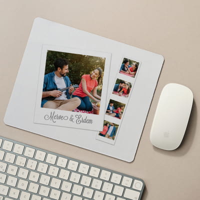 Sevgiliye Yeni İş Hediyesi Fotoğraflı Mouse Pad