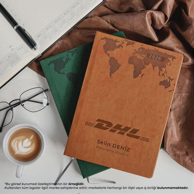 Şirket Marka Logonuza Özel İsimli Prestij Ajandası