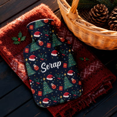 Yeni Yıl Hediyesi İsme Özel Sıcak Su Torbası