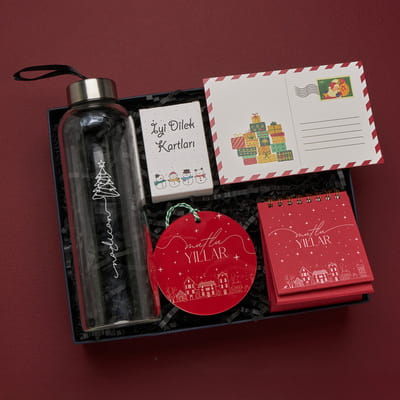 Yeni Yıla Mesajım Yılbaşı Hediye Kutusu