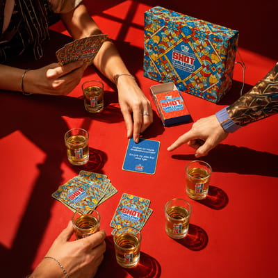 Eğlenceli Shot Oyun Kartları ve Bardak Seti