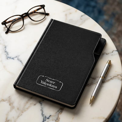 İsme Özel Hediyelik Ajanda - Deri Ajanda Defter