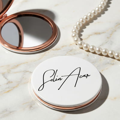 İsme Özel Makyaj Aynası - 6 Tasarım Seçeneği