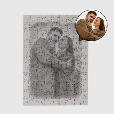 Karakalem Fotoğraf Baskılı Kapsül Puzzle