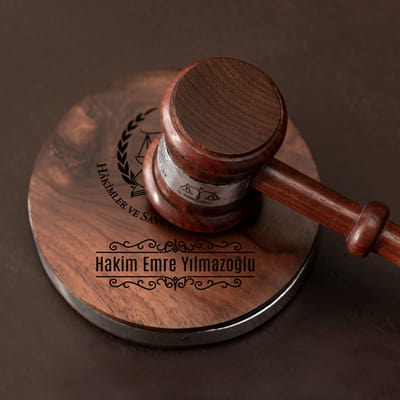 HSYK Logolu Mahkeme Tokmağı