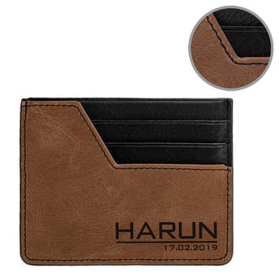 Arkadaşa Hediye Minimal Tasarımlı İsme Özel Kredi Kartlık