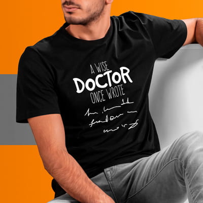 Bilge Doktorlara Hediye Esprili Tişört - %100 Pamuklu Kumaş