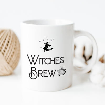 Witches Brew Cadı Kazanı Porselen Kupa Bardak
