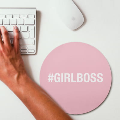 Girlboss Hashtag Tasarımlı Hediye Mousepad