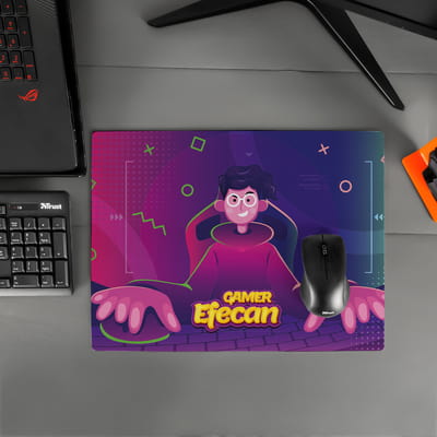 Oyun Severlere Hediye Kişiye Özel 40x30 Oyuncu Mousepad