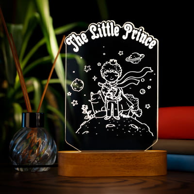The Little Prince-Küçük Prens 3d Led Gece Lambası