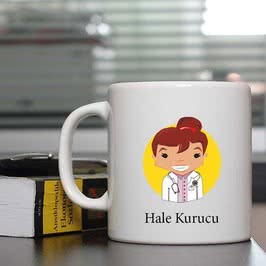 Doktorlara Özel Mutlu Mesut Kahve Kupası