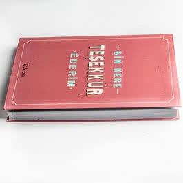 Bin Kere Teşekkür Ederim Yazılı Kitap