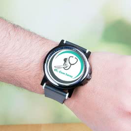 Doktora Hediye İsim Yazılı Baskılı Kol Saati