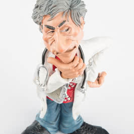 Düşünen Doktor Tasarımlı Hediye Erkek Biblo