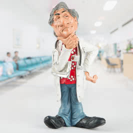 Düşünen Doktor Tasarımlı Hediye Erkek Biblo