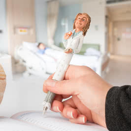 Kadın Doktor Tasarımlı Biblo Tükenmez Kalem