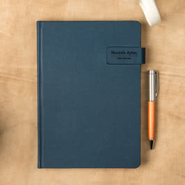 İsim ve Unvan Yazı Kişiye Özel Ajanda