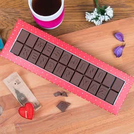 Kişiye Özel Mesajlı Harf Çikolata