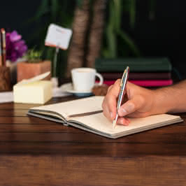 Fatih Sultan Mehmet Tuğralı Kenar Boyalı Not Defteri