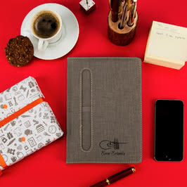 Fatih Sultan Mehmet Tuğralı Kenar Boyalı Not Defteri