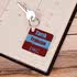 Bordo Mavi Renkli İsimli Taraftar Anahtarlık