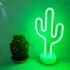 Dekoratif Neon Kaktüs Led Gece Lambası