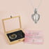 Ahşap Hediye Kutusu İstiridye Kolye Seti - Gerçek İnci Kolye