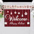 Aile İsmi Yazılı Welcome Kapı Önü Paspas