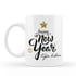 Kişiye Özel Happy New Year Tasarımlı Porselen Kupa
