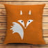 Tilki Tasarımlı Dekoratif Yastık