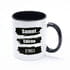 Siyah Beyaz Renkli Taraftar Kahve Kupası