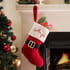 İsme Özel Noel Baba Temalı Dekoratif Şömine Çorabı