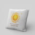 Sen Benim Güneşimsin Tasarımlı İsme Özel Dekoratif Yastık