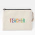 Teacher İsim Yazılı Makyaj Çantası