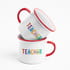 Teacher Yazılı İsme Özel Kahve Fincanı