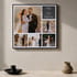 5 Fotoğraf Kolajlı Hediye 40x40 Kanvas Tablo