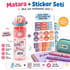 İsme Özel Okul Seti - Matara - Sticker ve Kumaş Baskı Etiketi Seçenekli