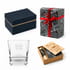 Tasarım Seçenekli İsme Özel Viski Kadehi Seti - Soğutma Taşı Hediyeli