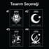 TÜRK Sembolleri İsimli Metal Çakmak - Tasarım Seçenekli