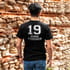 Rakam ve İsim Yazılı Tişört - %100 Pamuklu Kumaş