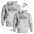 The Boss Kapşonlu Sweatshirt Sevgili Kombini - %100 Pamuklu Kumaş