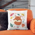 Çocuklara Hediye Sevimli Tilki Tasarımlı Kişiye Özel Yastık