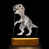 Dinozor Tasarımlı 3d Led Gece Lambası