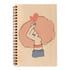 Girl Power Tasarımlı Ahşap Kapaklı Defter